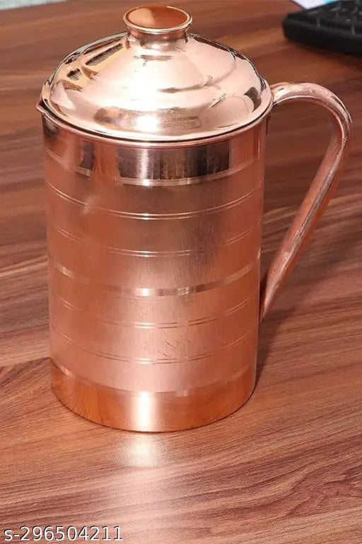 Copper Water JUG 1 L for Water Storage, Health Benefits, Gift Purpose