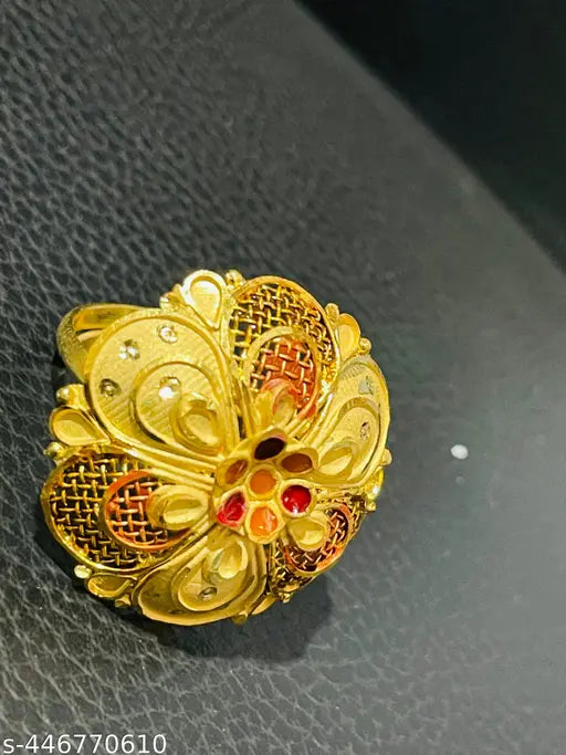 2 GRAM GOLD RING Base Metal: Brass & Copper