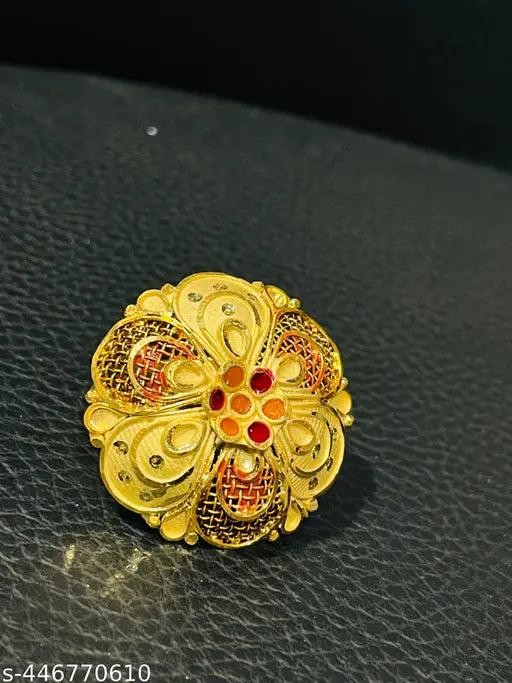 2 GRAM GOLD RING Base Metal: Brass & Copper