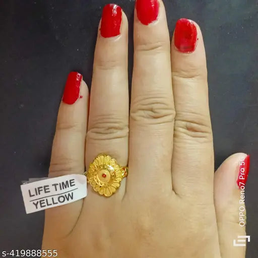 great ring 2 gram gold plated