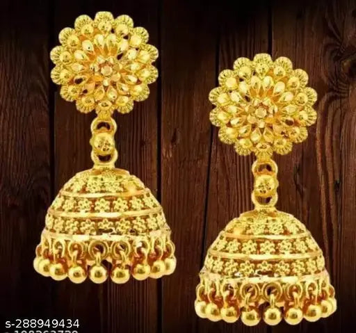 Premium Gold Polish Jhumki